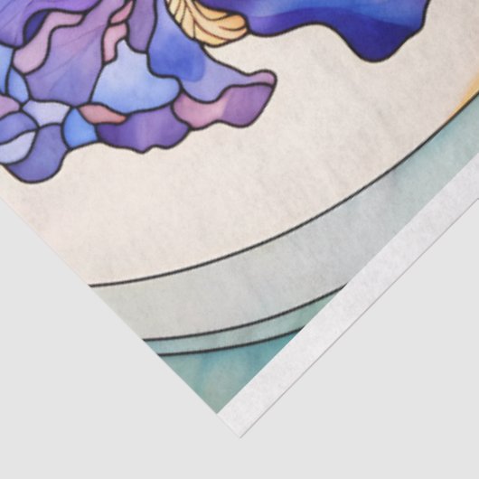 Stached Glass Ies Seidenpapier (Ausschnitt)