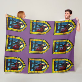 Stached Glass Vampire Fleecedecke