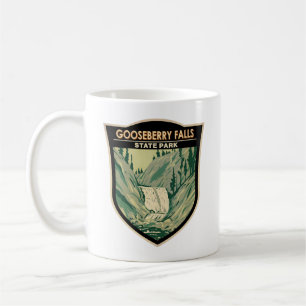 Stachelbeerfälle-Staatspark Minnesota Vintage Kaffeetasse
