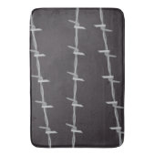 Stacheldraht Badematte (Vorderseite Vertikal)