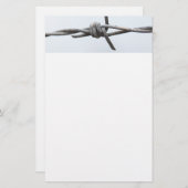 Stacheldraht Briefpapier (Vorne/Hinten)