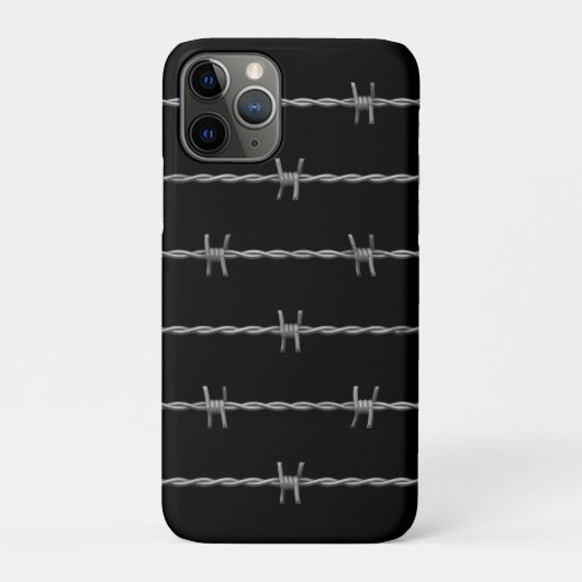 Stacheldraht Case-Mate iPhone Hülle (Rückseite)