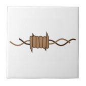 Stacheldraht Fliese (Vorderseite)