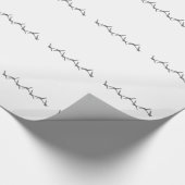 Stacheldraht Geschenkpapier (Ecke)