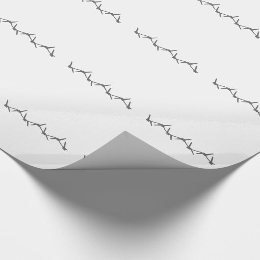 Stacheldraht Geschenkpapier (Ecke)