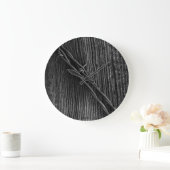 Stacheldraht Große Wanduhr (Zuhause)