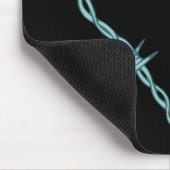 Stacheldraht-Herz Mousepad (Ecke)