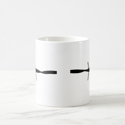 Stacheldraht Kaffeetasse (Mittel)