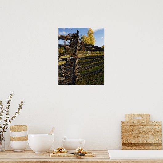 Stacheldraht Poster (Küche)