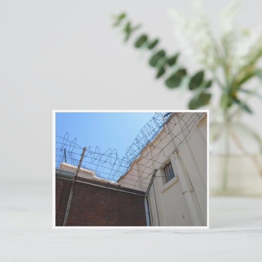 Stacheldraht Postkarte (Stehend Vorderseite)