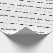 Stacheldraht-Set Geschenkpapier (Ecke)