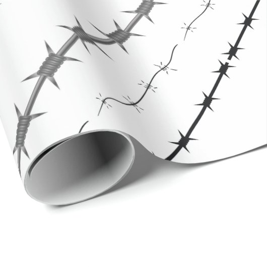 Stacheldraht-Set Geschenkpapier (Rolleneckpunkt)