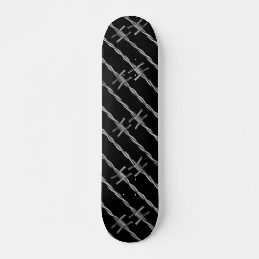 Stacheldraht Skateboard (Vorne)