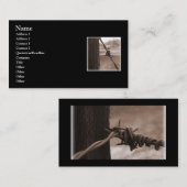 Stacheldraht-Visitenkarte Visitenkarte (Vorne/Hinten)