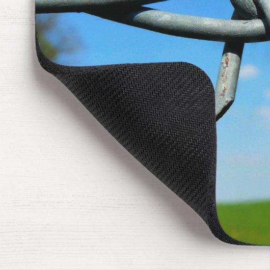 Stacheldrahtzaun Mousepad (Ecke)