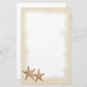 Stachelfisch auf dem Schreibtisch am Strand Briefpapier (Vorne/Hinten)