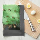 Stachelige Birnen-Küche/Bar-Tuch Geschirrtuch (Viertel Falte)