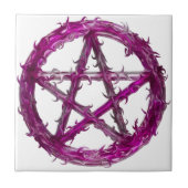 Stacheliger Pentagram Fliese (Vorderseite)