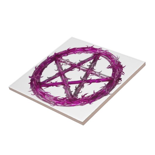 Stacheliger Pentagram Fliese (Seite)