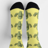 Stacheliger wütender Kaktus Thunder_Cove Socken (Oben)