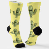 Stacheliger wütender Kaktus Thunder_Cove Socken (Gewinkelt)