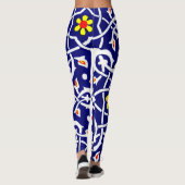 Stacheln und Blume Leggings (Rückseite)