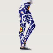 Stacheln und Blume Leggings (Rechts)