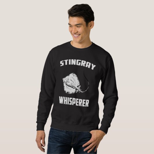 Stachelrochen-Flüsterer Sweatshirt (Vorne ganz)
