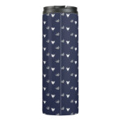 Stachelrochen-Muster Thermosbecher (Rückseite)