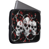 Stachelschädel-Laptop-Hülse Laptopschutzhülle (Vorne Rechts)