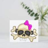 Stachelschädel Postkarte (Stehend Vorderseite)