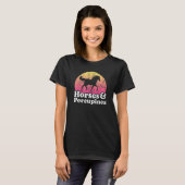Stachelschwein Frauen Oder Mädchen Pferde Stachels T-Shirt (Vorne ganz)