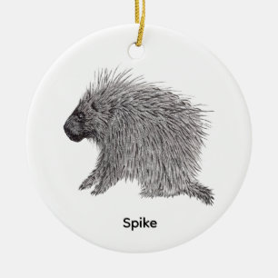 Stachelschwein Keramik Ornament