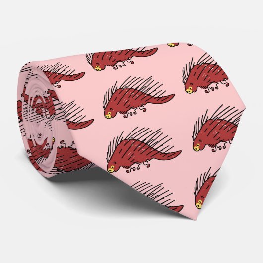 Stachelschwein Krawatte (Gerollt)