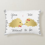 Stachelschwein-Paar-Kissen Zierkissen<br><div class="desc">Stachelschwein-Paare Pillow für Valentinstag oder andere gifting Gelegenheiten.</div>