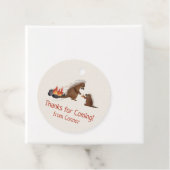 Stachelschwein-S'mores-Gunstetikett Geschenkanhänger (Beispiel)