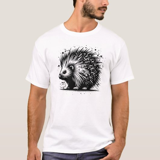 Stachelschwein T-Shirt (Vorderseite)