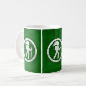 Stachelschwein-Wegmarkierung Kaffeetasse (Vorderseite Links)