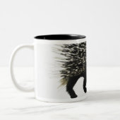 Stachelschwein Zweifarbige Tasse (Links)