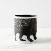 Stachelschwein Zweifarbige Tasse (Mittel)