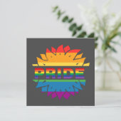 Stachelschwulenblume, quee Regenbogenblume Karte (Stehend Vorderseite)
