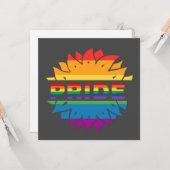 Stachelschwulenblume, quee Regenbogenblume Karte (Vorderseite/Rückseite Beispiel)