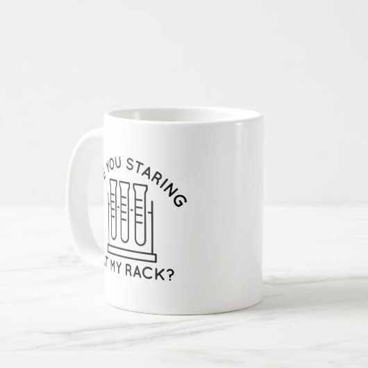 Stachelst du an meinem Rack? Kaffeetasse (Vorderseite Links)