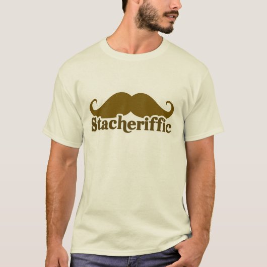 Stacherific Mushtache T-Shirt (Vorderseite)
