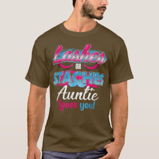 Staches oder Lashes Lieben T-Shirt