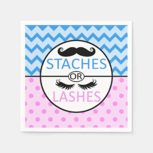 Staches oder Peitschengeschlecht decken Serviette