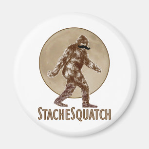 STACHESQUATCH I Schnurrbart, wenn Sie mein Squatch Magnet