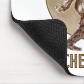 STACHESQUATCH I Schnurrbart, wenn Sie mein Squatch Mousepad (Ecke)
