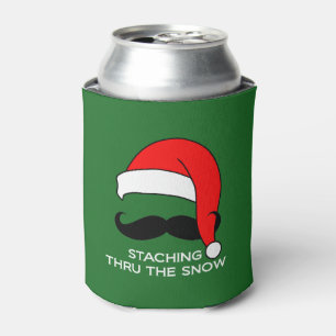 Staching durch das Schnee-lustige Weihnachten Dosenkühler