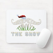 Staching durch den Schnee Mousepad (Mit Mouse)